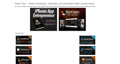 Desktop Screenshot of flashden.com