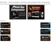 Tablet Screenshot of flashden.com